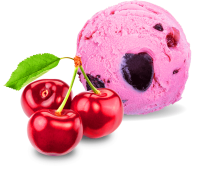 Sour cherry ice cream