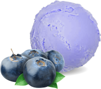 Blueberry ice cream