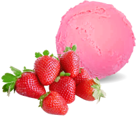 Strawberry ice cream